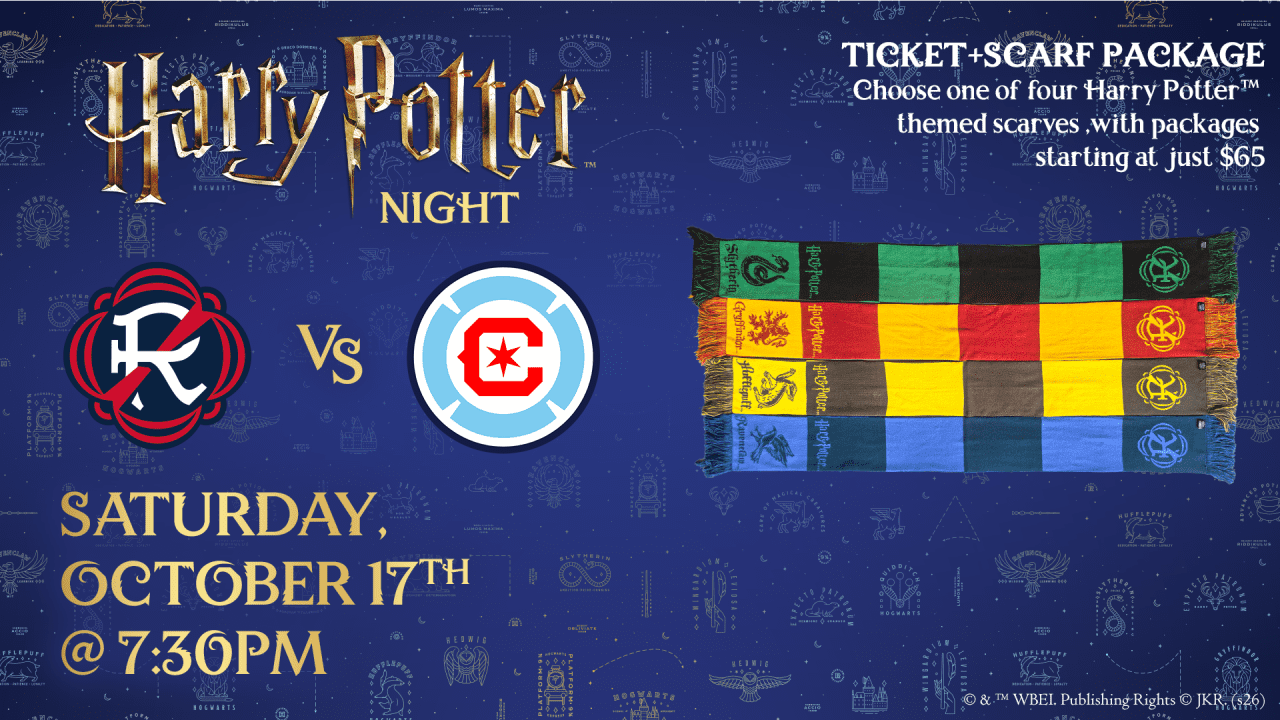 Harry Potter Night - Revolution vs Chicago Fire